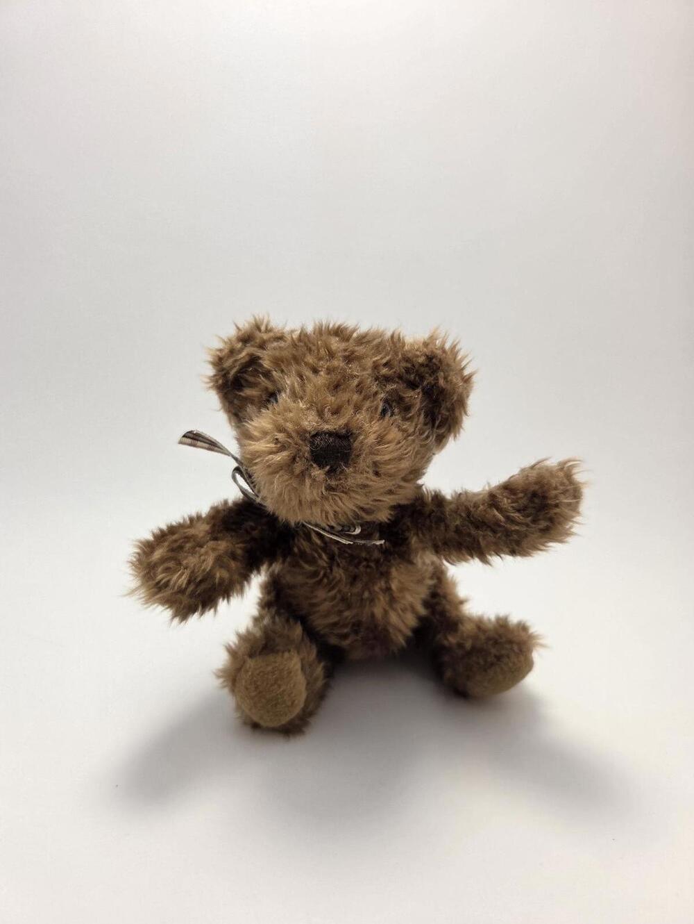 Russ "Bears in Love" Teddy Bear Stuffed Animal, Small Vintage Plush (4 inch)
